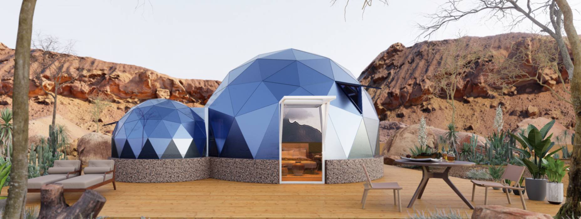 黄岛区球形智能光伏玻璃星空房